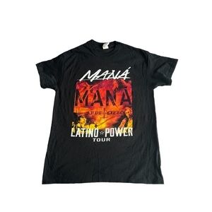 Mana Latino Power Tour Tee Size Medium